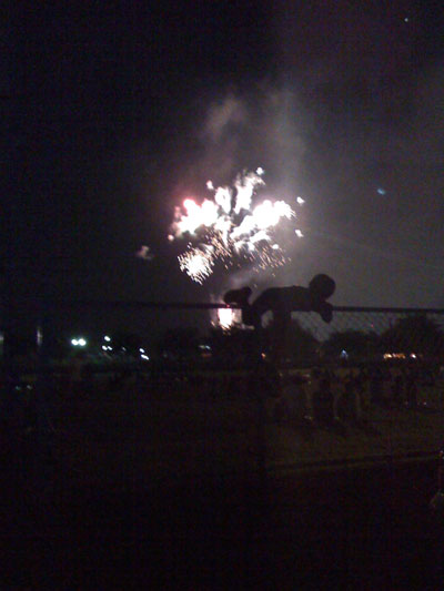 Fireworks Watch out, kid!